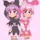 My melody and Kuromi