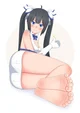 anime girl feet