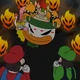 The evil king bowser