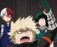 Bakugo Deku et Shoto