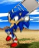 Sonic with a chair