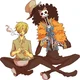 Sanji and Brook