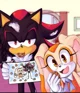 Shadow and cream
