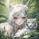 The white tiger girl