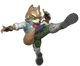 Fox McCloud Kicking