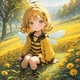 Little bee girl