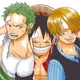 Luffy Zoro y Sanji