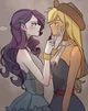 Applejack and Rarity