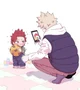 Kiribaby e Bakugou 