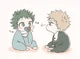 Bakugo y Deku bebés