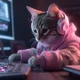 gamer cat