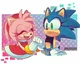 Sonica and Amy Rose