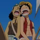 Luffy e Usopp 
