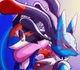 Lucario and greninja