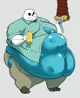 Fat sans