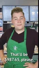 Starbucks worker