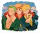 Zoro Sanji and Luffy