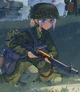 Paratrooper girl