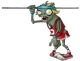 Pole Vaulting Zombie