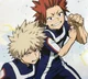 Kirishima and Bakugo