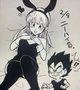 Bulma and kid vegeta