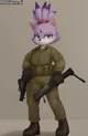Army Blaze The Cat