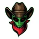 Alien cowboy
