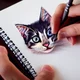 Drawn Kitten