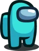 Cyan Among us