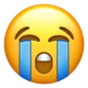Crying emoji