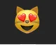 Love kitty emoji 