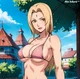 Tsunade poolside