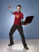Sheldon with laptop