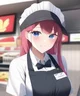 Preg Fast Food Girl
