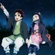 Nezuko and Tanjiro