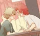 Kirishima and Bakugo