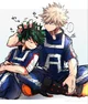 Deku y bakugo