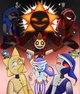 Sun and moon show