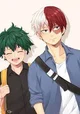Todoroki and Deku