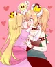 Bowsette and Peach