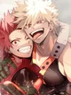 Kirishima and Bakugo