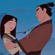 Mulan and Li Shang