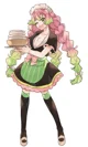 Mitsuri-Maid Café AU