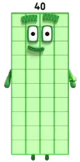 Numberblock 40
