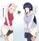 Sakura and Hinata