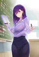 Kind and shy teacher