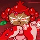 Promegranate cookie