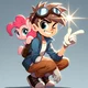 Sam and Pinkie pie