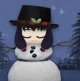 Utahime the snowman