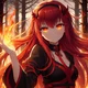 Tsundere Fire Queen